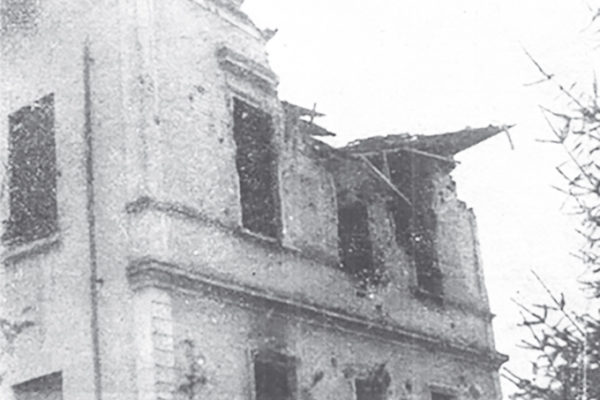 Villa Ricci Signorini dopo il 27 luglio 1943 (oggi sede della Comunità Maria Immacolata).